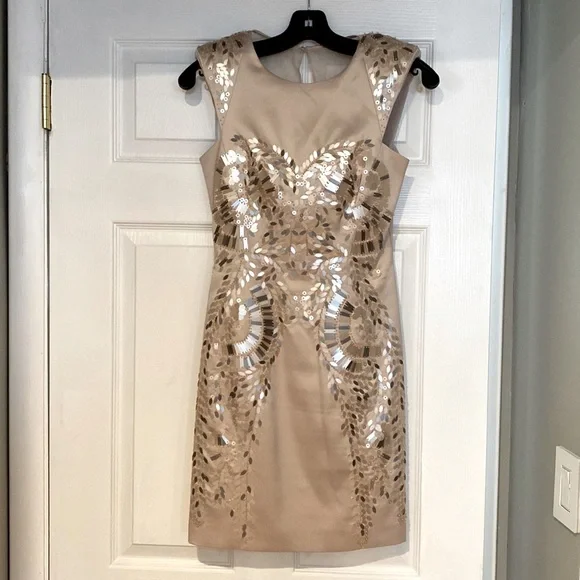 white christmas dresses Champagne One Shoulder Dress main image 1